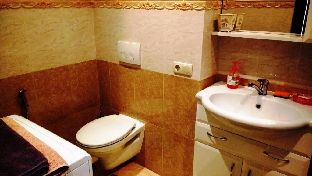 Комната В Двухкомнатной Apartment Kiev Bagian luar foto